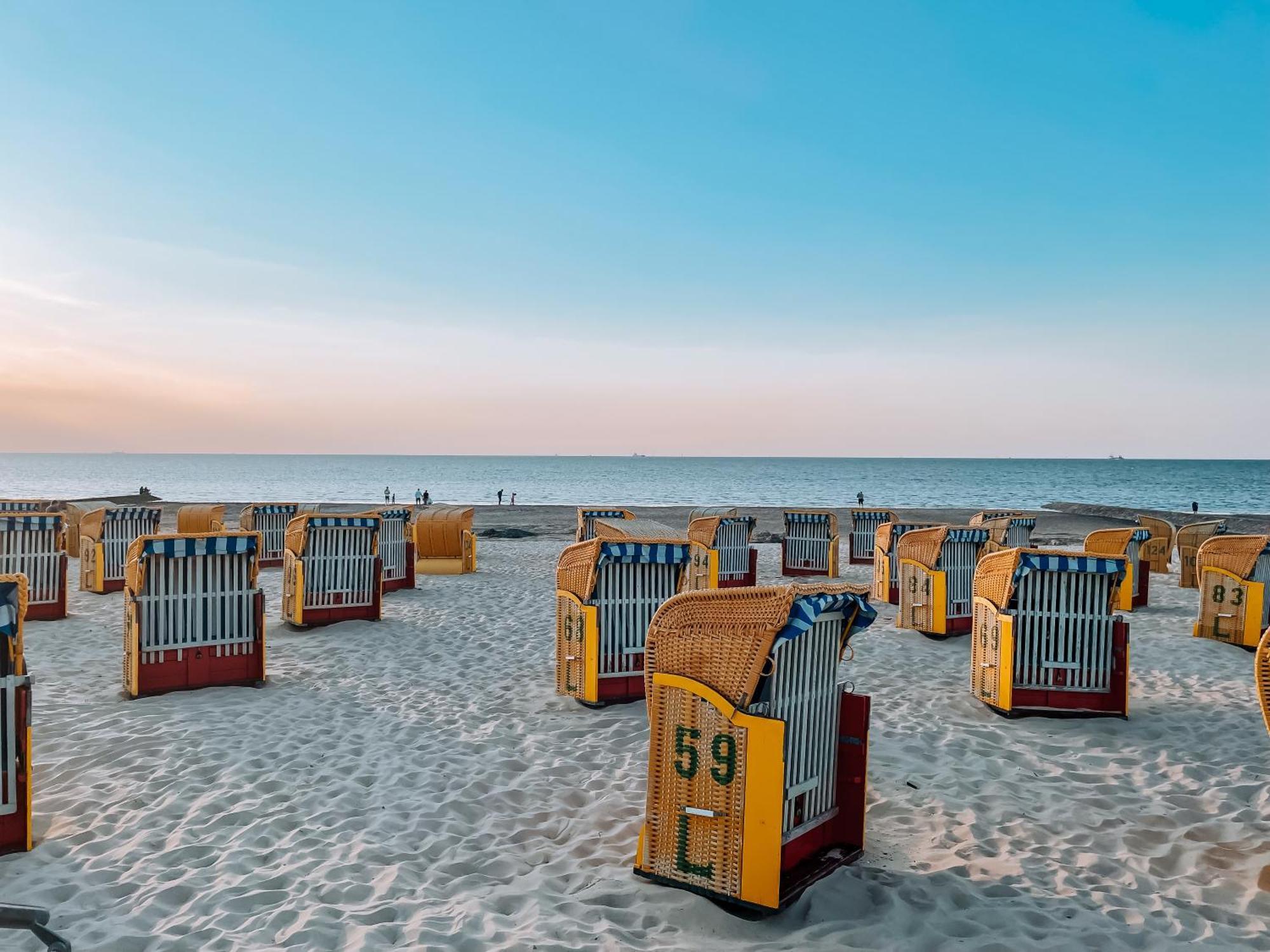 Modernes Apartment Direkt Am Strand Cuxhaven Kültér fotó